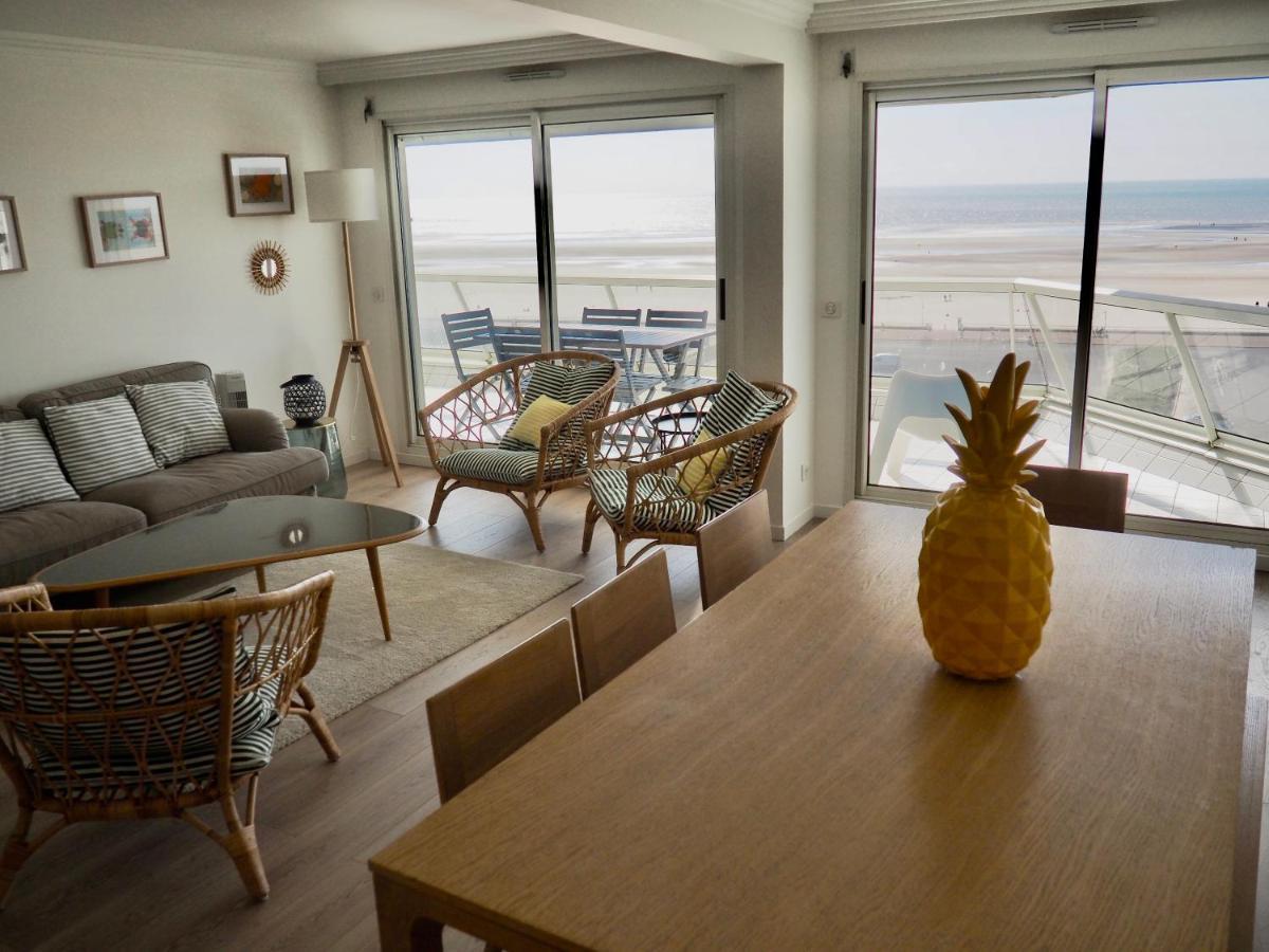 Appart T4 Lumineux Avec Terrasse Vue Mer Le Touquet Exterior photo